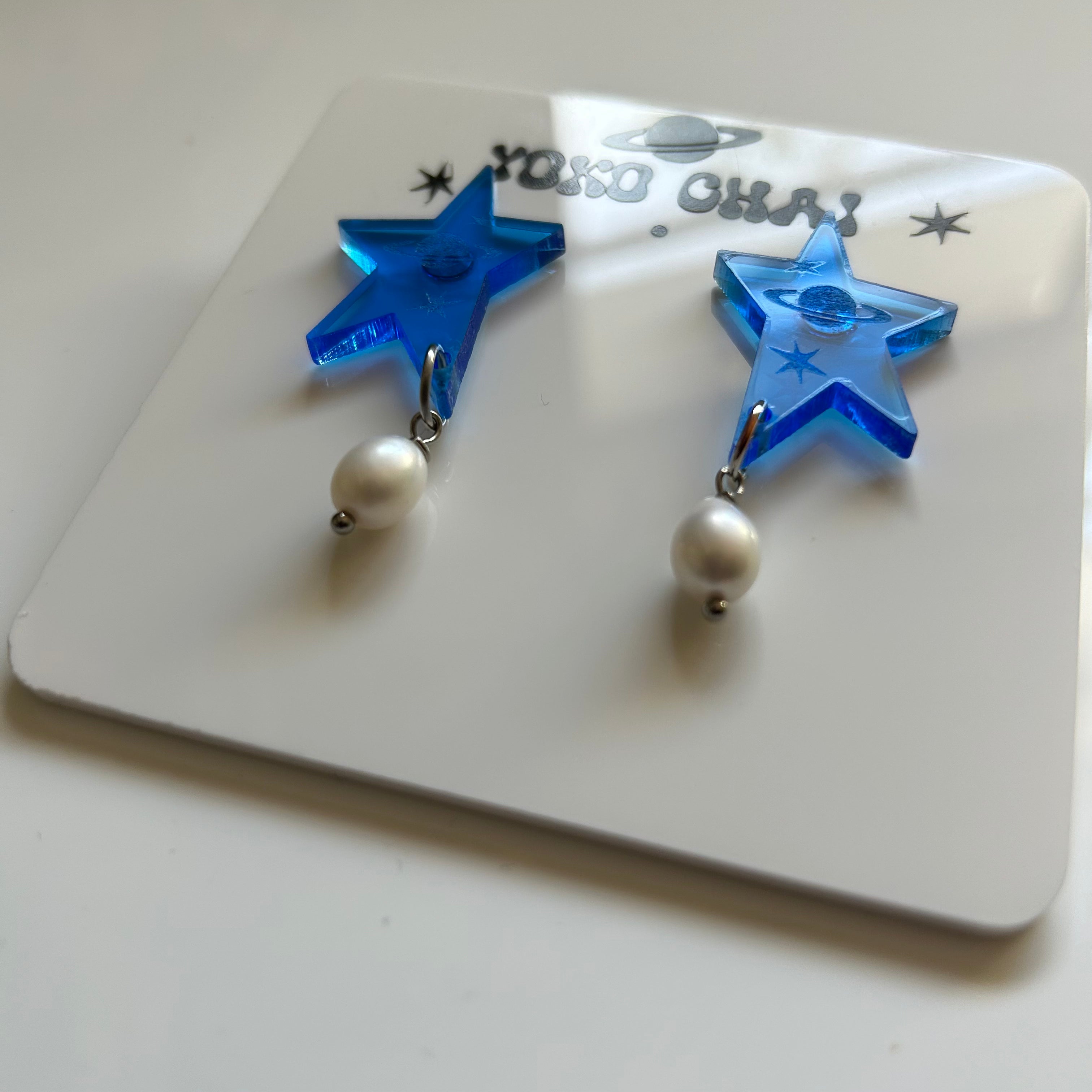 Saturn’s Pearl Earrings