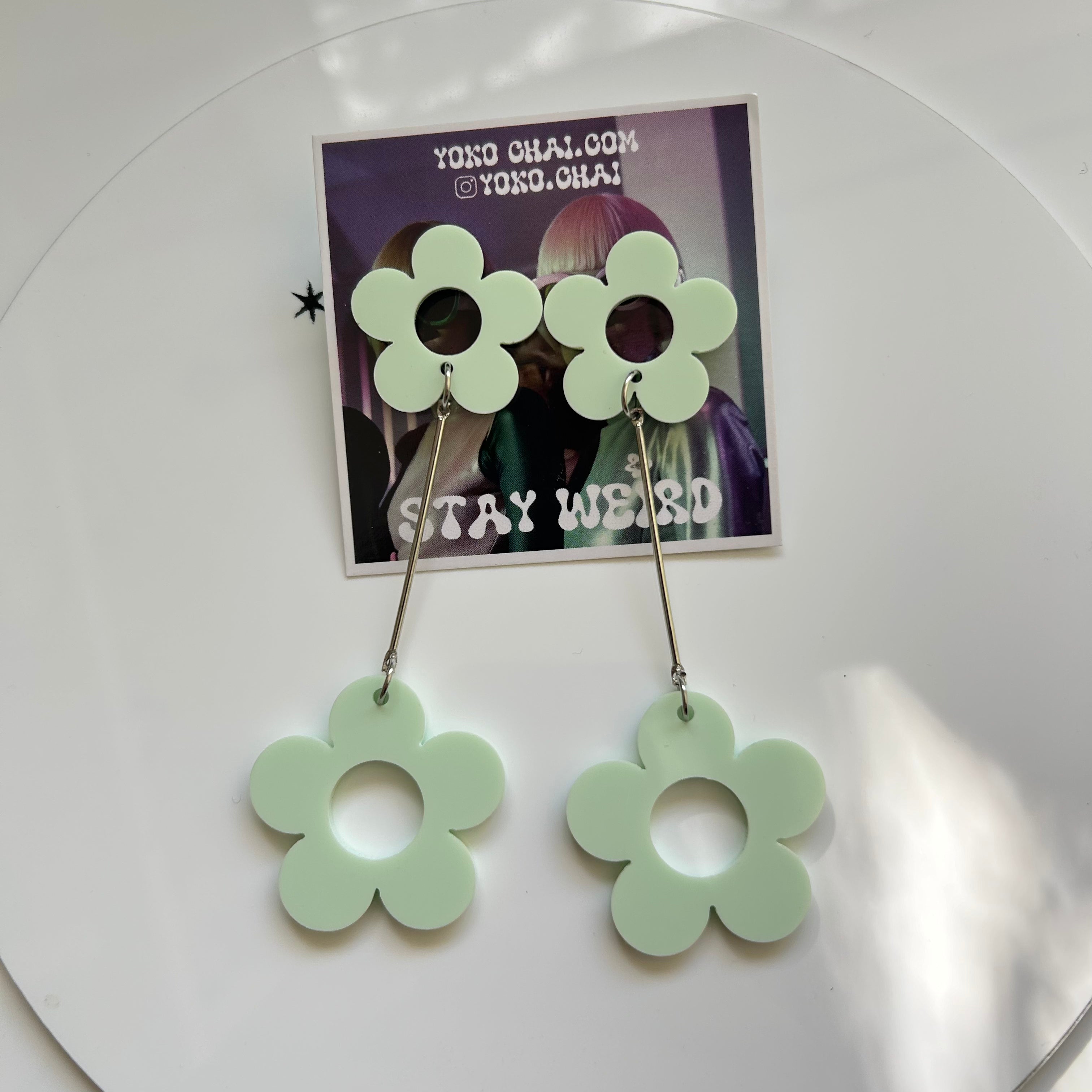 Space Daisy  Earrings