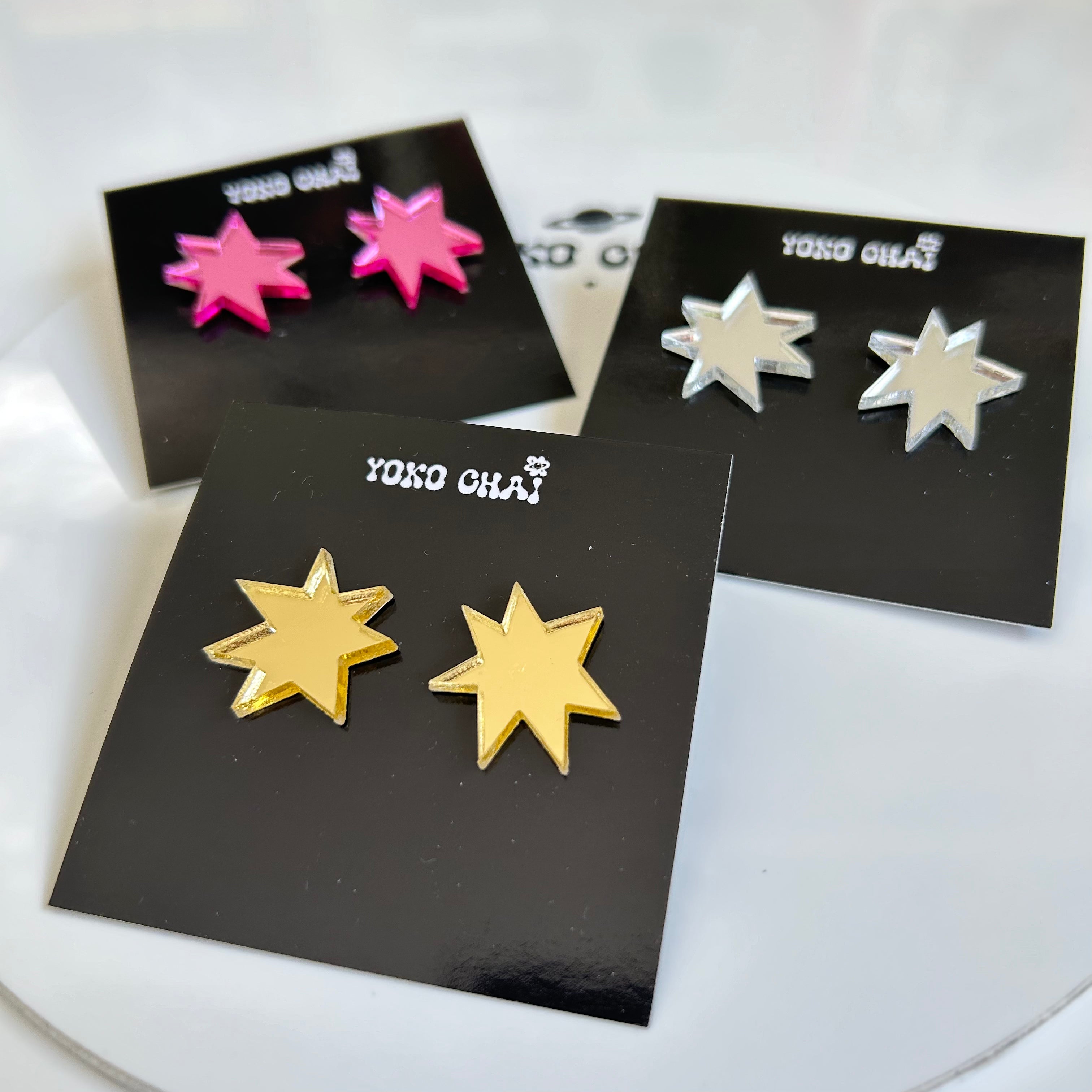 Atomic Blip Stud Earrings