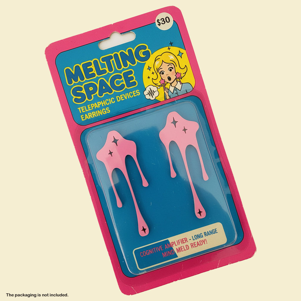 Melting Space Earrings – Telepathic Edition