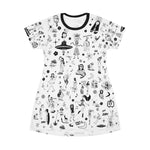 Chai Doodles Tee Mini dress