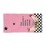 Roll With The Universe Beach Towel